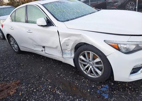 2015 Infiniti Q50 из США, поврежденный, VIN JN1BV7AR8FM413787